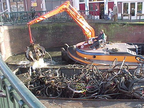 Wrecked bikes