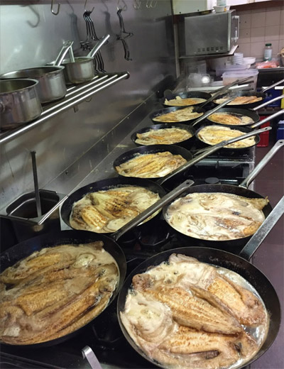 Piet de Leeuw, Amsterdam - Gebakken zeetong pietdeleeuw