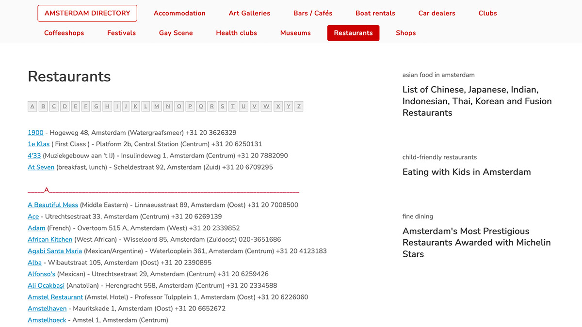 directory